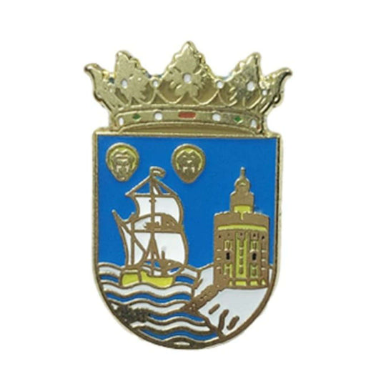 Pin - Santander shield - Cantabria - Spain