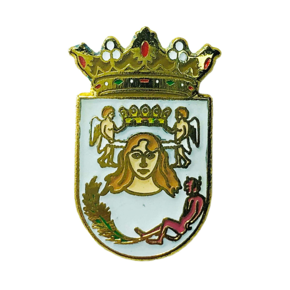 Значок — герб Сантильяна-дель-Мар — Кантабрия — Испания