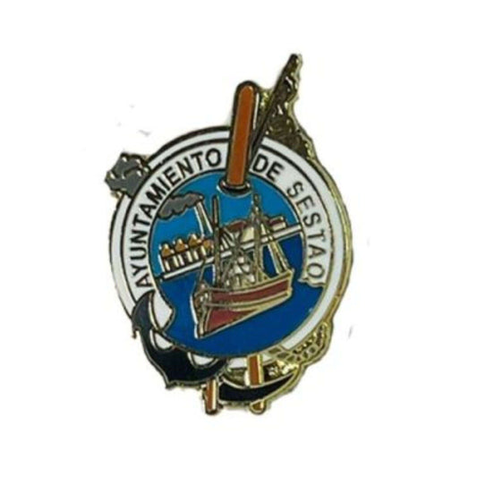 Pin Escudo Sestao Historico Vizcaya Espana