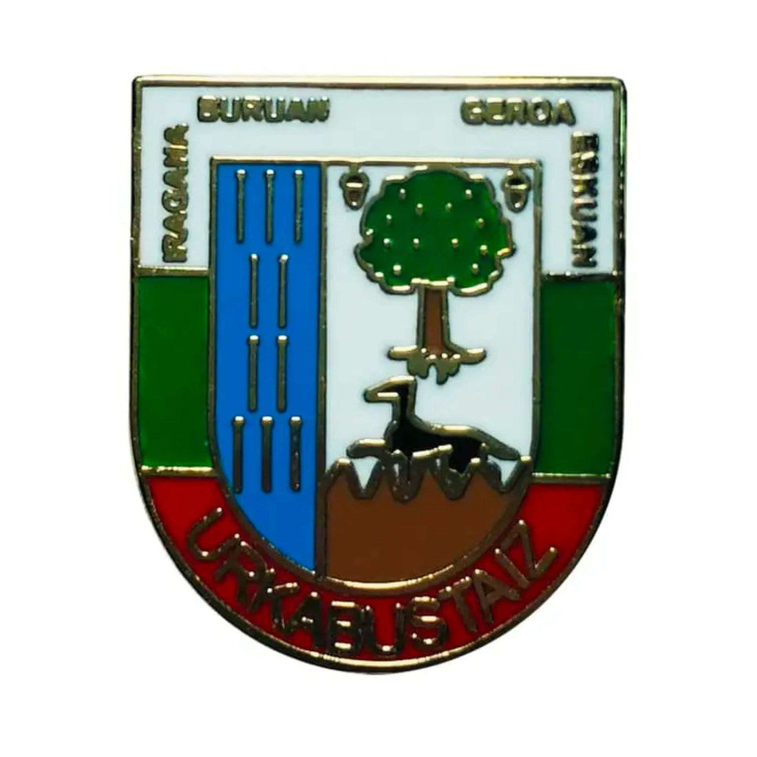 Значок — герб Уркабустайса — Алава — Испания