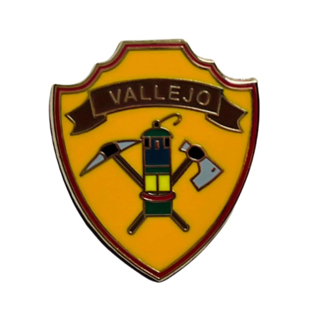 Pin - Escudo de Vallejo de Orbo - Palência - Espanha