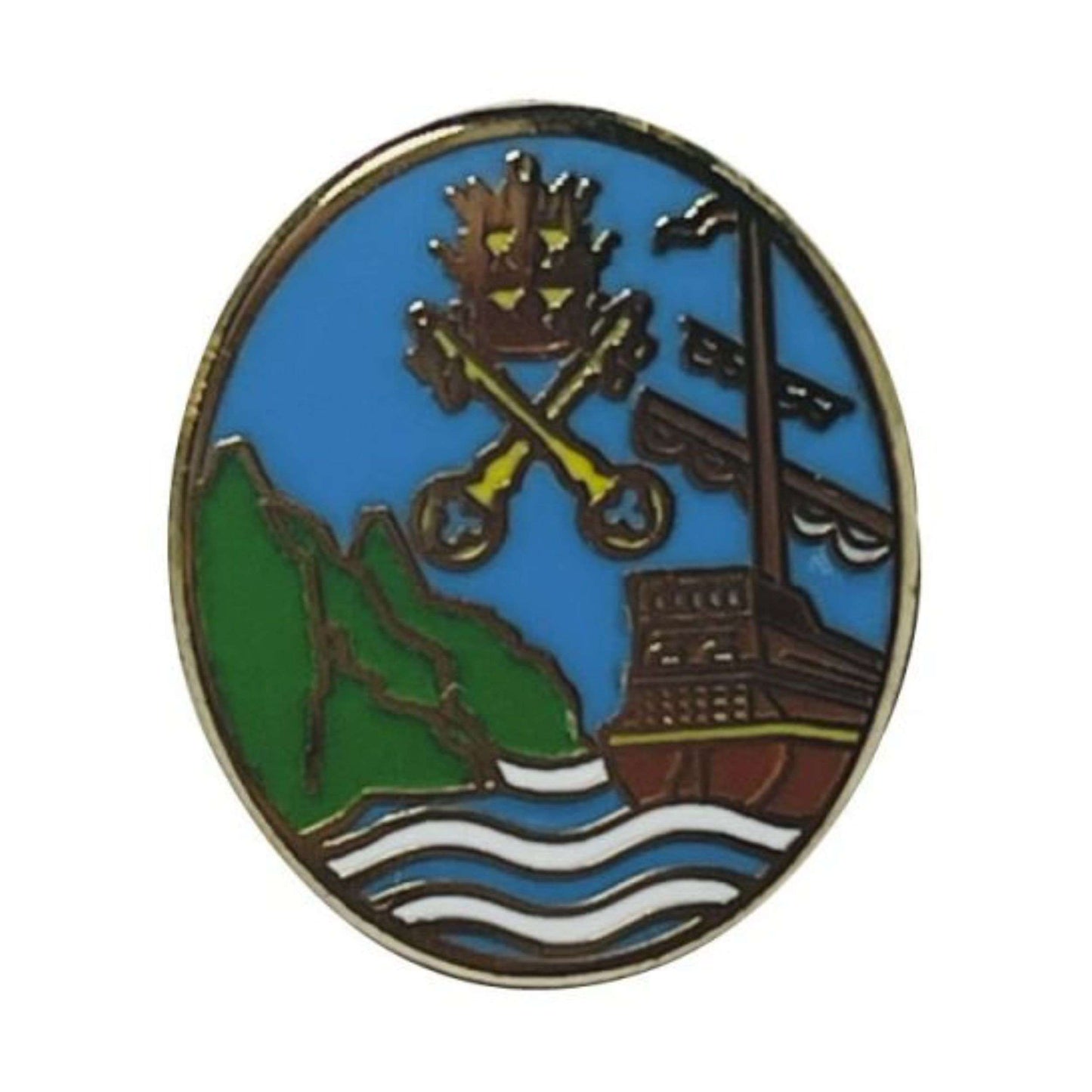 Pin Escudo Zumaia Guipuzcoa Espana