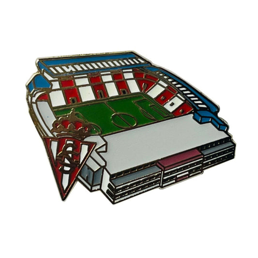 Pin - El Molinon Stadium Real Sporting de Gijon Football Spain