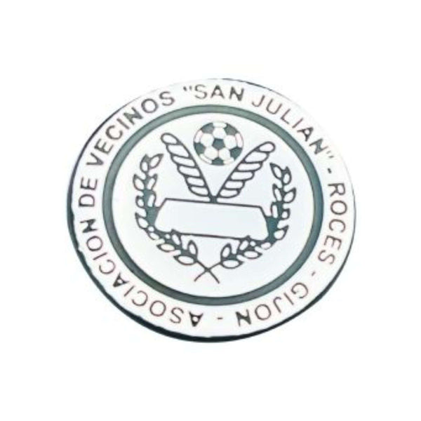 Pin - Fußballverein San Julian Roces Gijón - Asturien - Spanien