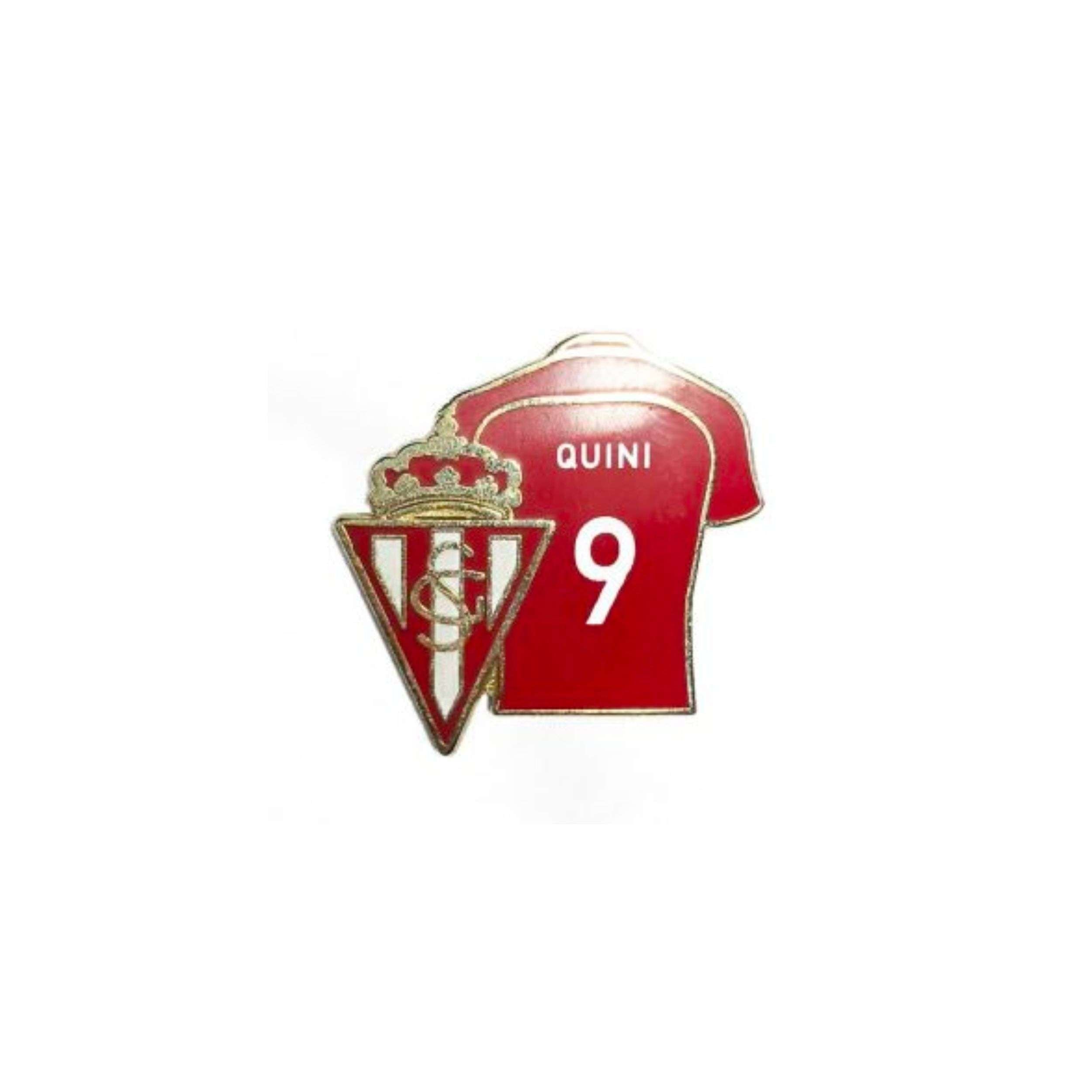 Pin Futbol Camiseta 9 Quini Sporting Gijon