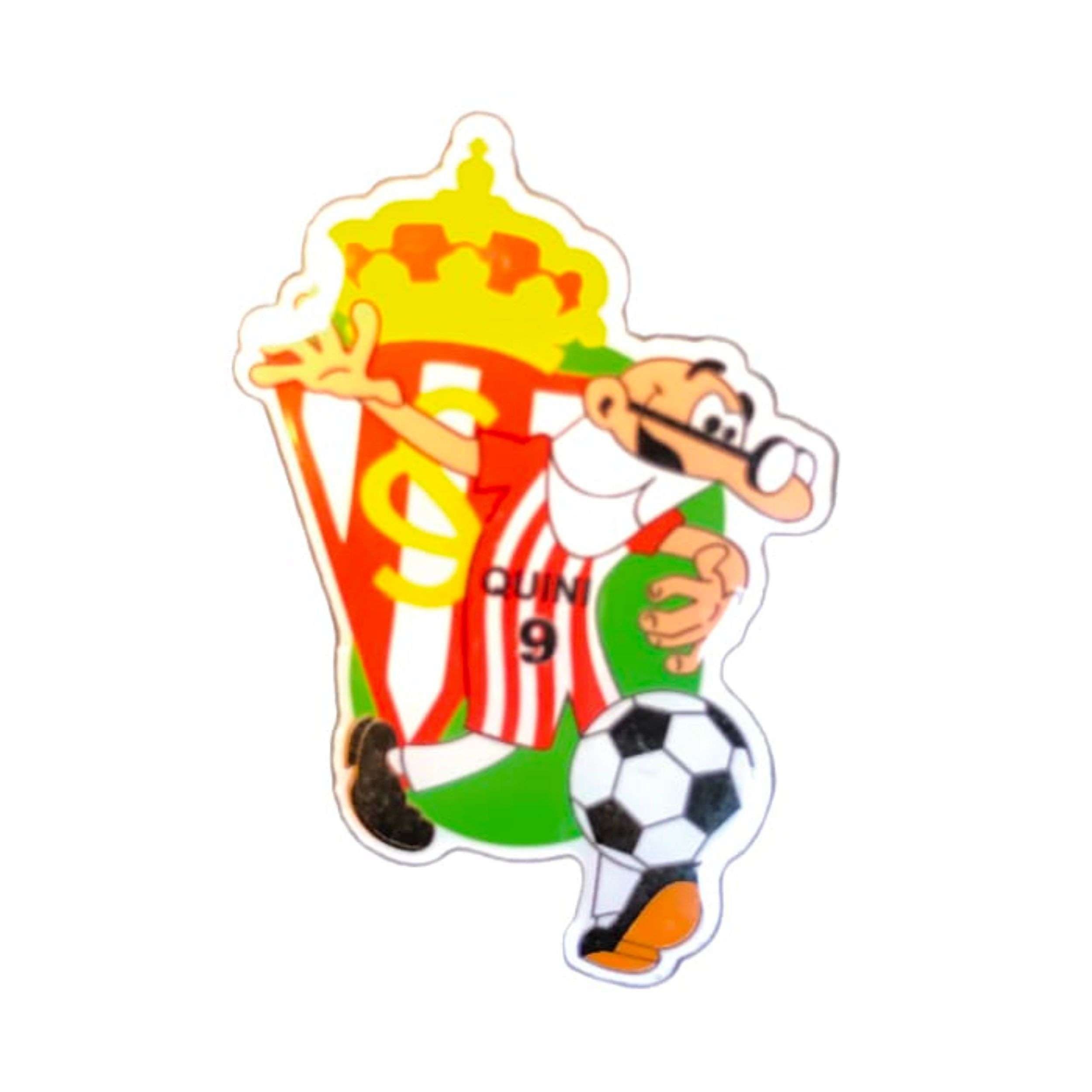 Pin Futbol Mortadelo Futbol 9 Quini – Sporting Gijon