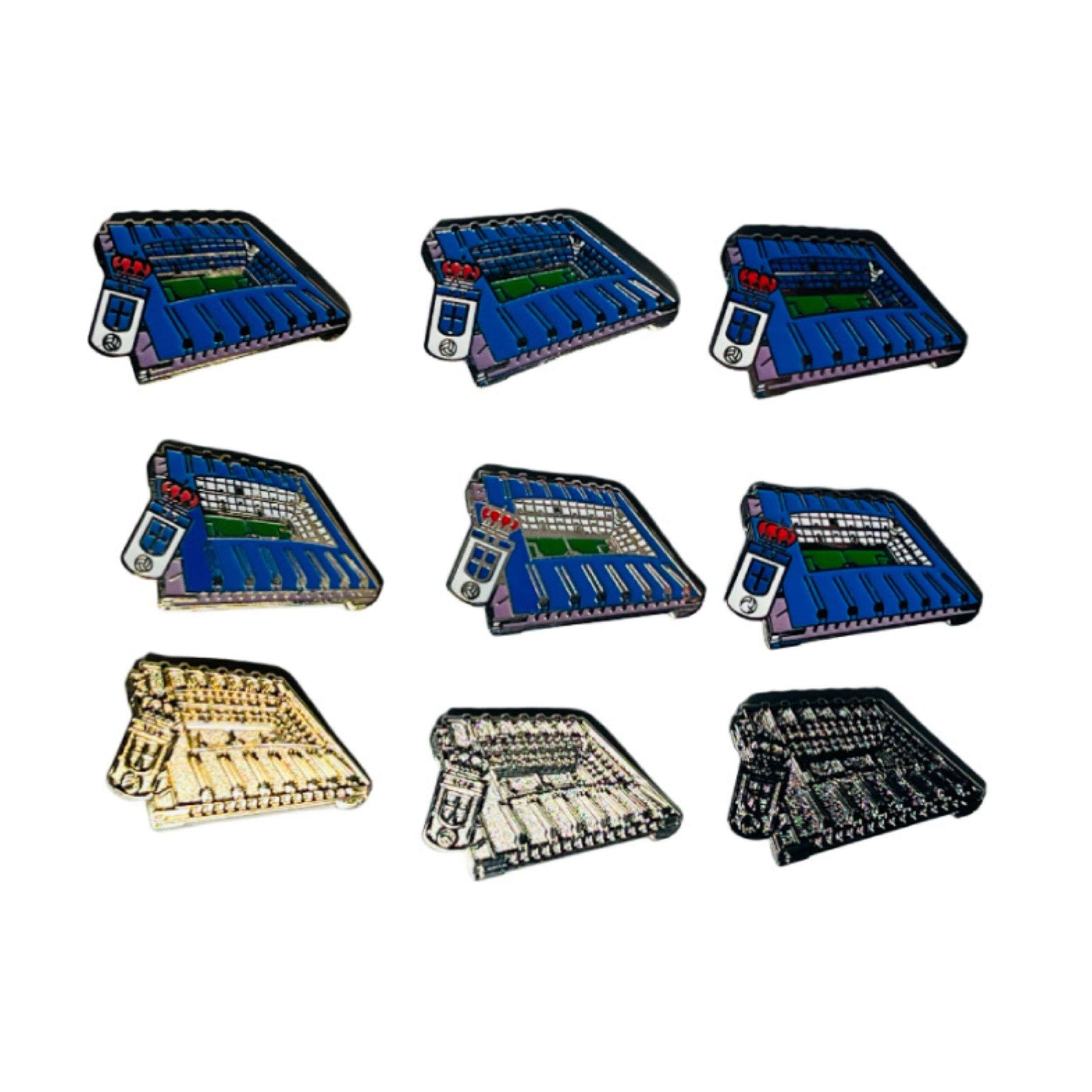 Pins Coleccion Estadio Futbol Real Oviedo