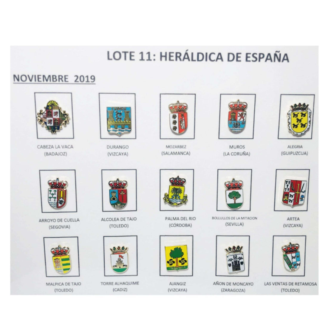Pins - Los Nr. 11 Heraldische Wappen Spaniens