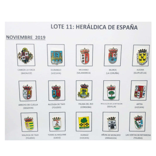 Pins Lote No11 Escudos Heraldicos Espana