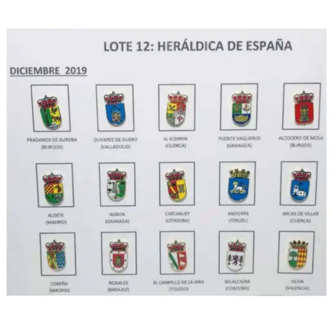 Pins - Los Nr. 12 Spanische Wappen