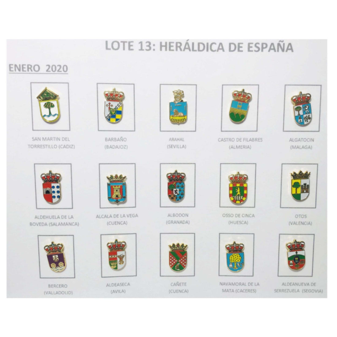 Pins - Los Nr. 13 Heraldische Wappen Spaniens