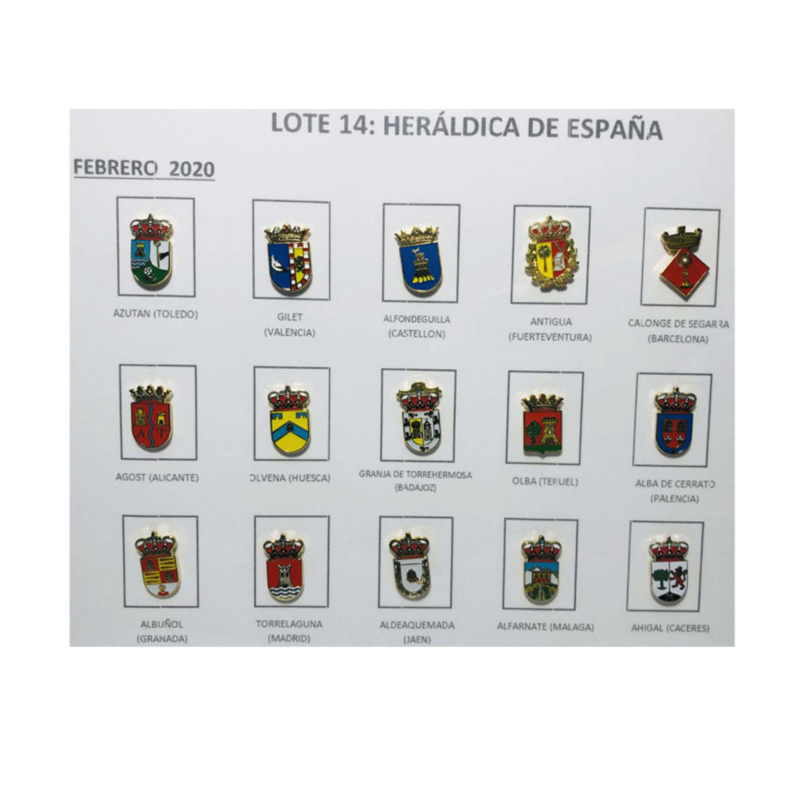 Pins - Los Nr. 14 Heraldische Wappen Spaniens