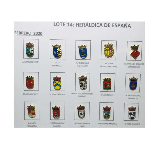 Pins Lote No14 Escudos Heraldicos Espana