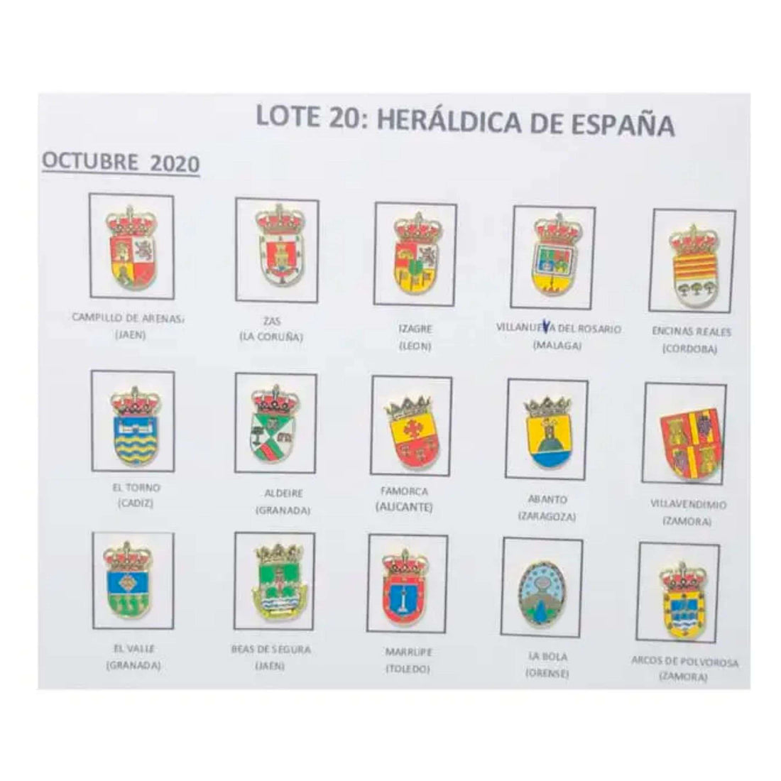 Pins - Los Nr. 20 Heraldische Wappen Spaniens
