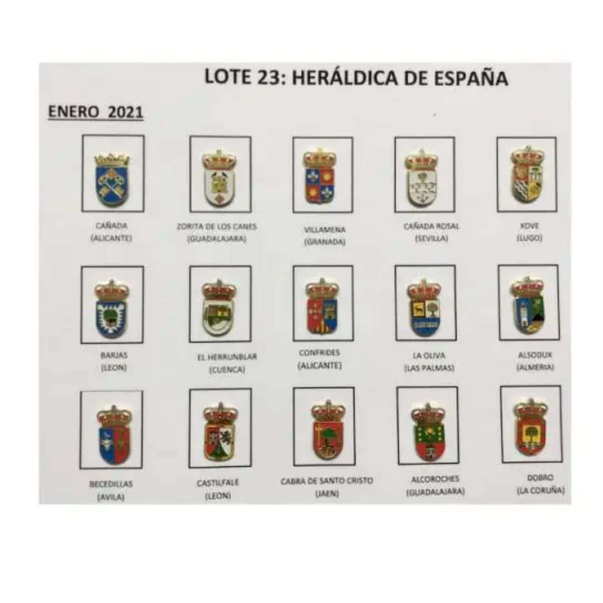 Pins Lote No23 Escudos Heraldicos Espana