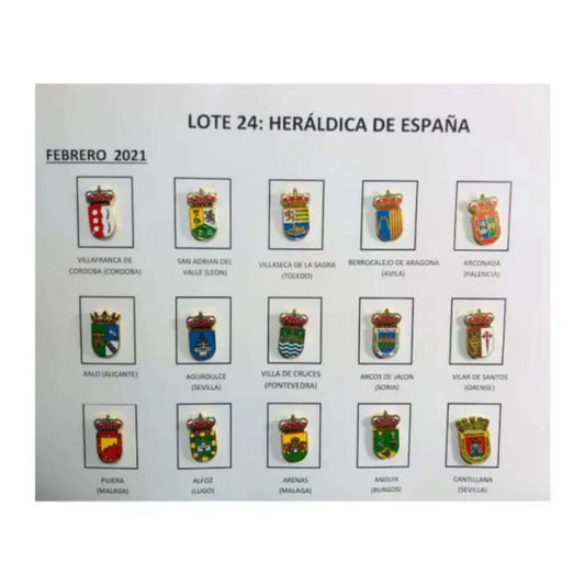 Pins Lote No24 Escudos Heraldicos Espana