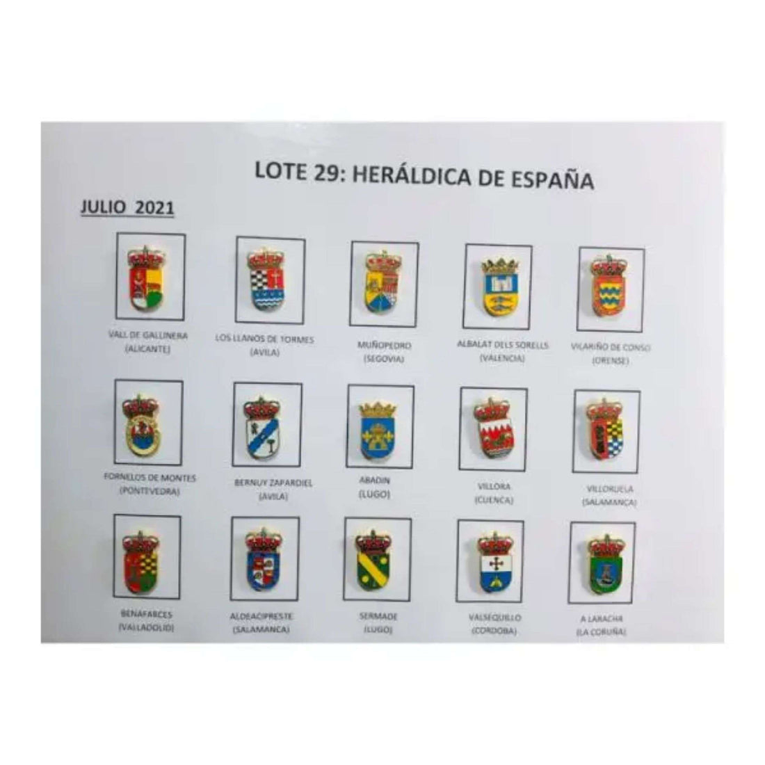 Pins - Los Nr. 29 Heraldische Wappen Spaniens