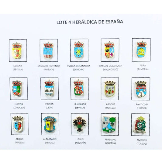 Pins Lote No4 Escudos Heraldicos Espana