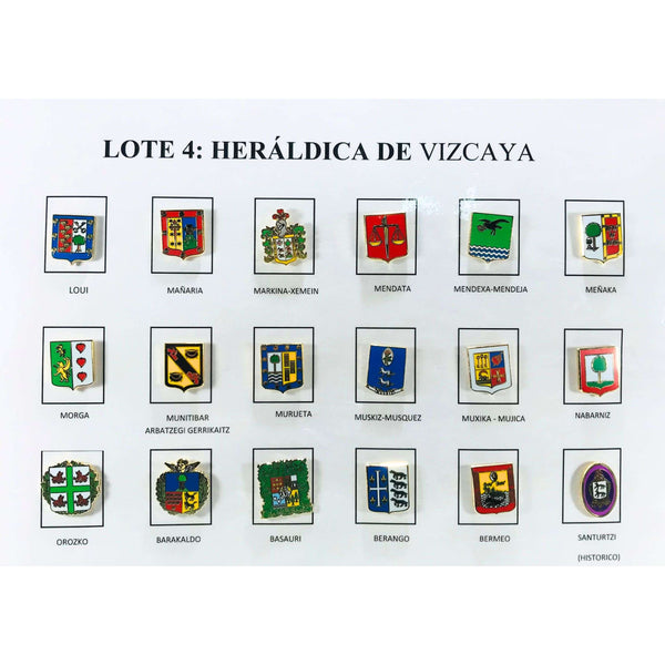 Pins - Lote Nº4 Escudos Heráldicos Vizcaya - España