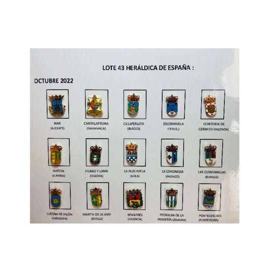 Pins Lote No43 Escudos Heraldicos Espana