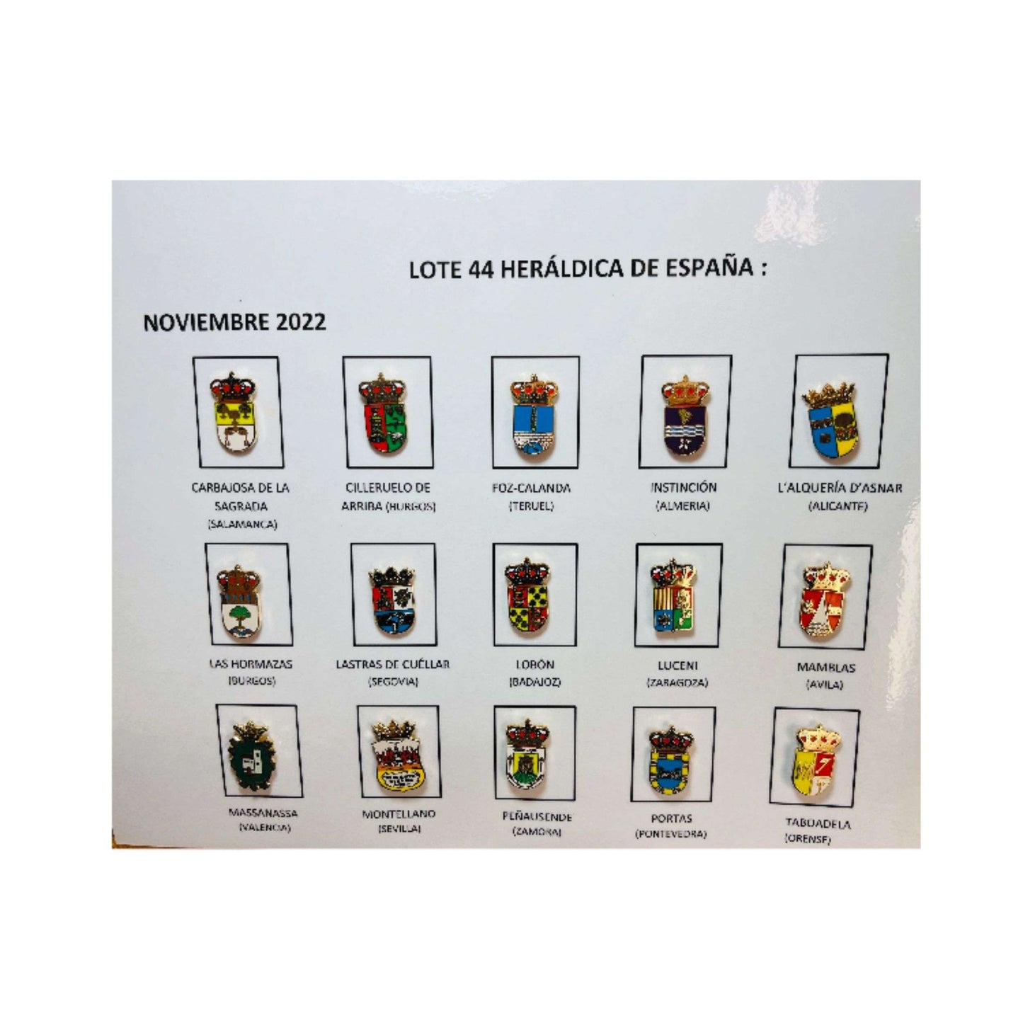 Pins Lote No44 Escudos Heraldicos Espana