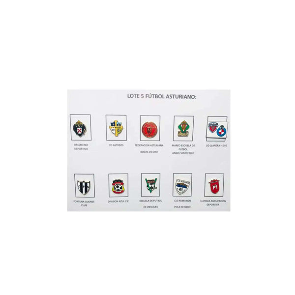 Pins - Lote Nº5 Escudos do Futebol Asturiano
