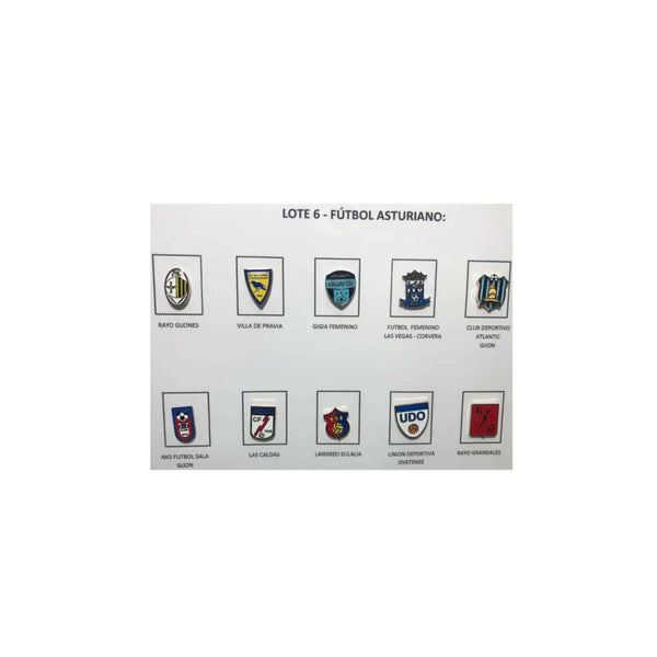 Pins - Lote Nº6 Escudos do Futebol Asturiano