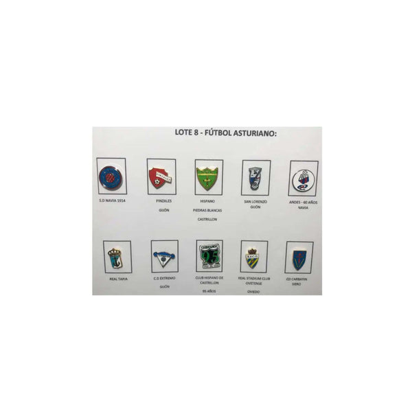 Pins - Los Nr. 8 Wappen des asturischen Fußballs