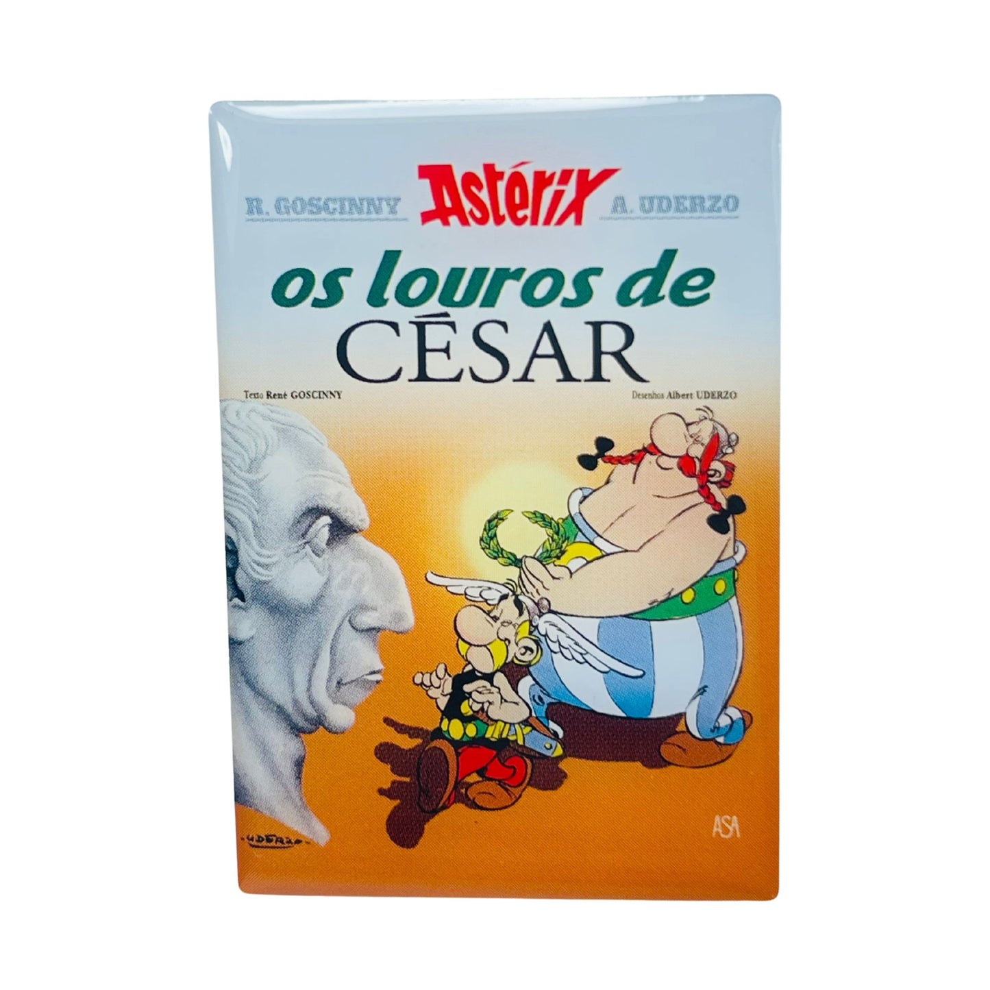 PIN © 18 - Astérix - Os Louros de César - Portada Comic - Portugués - A#538