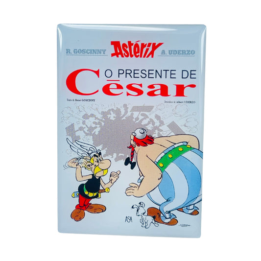 PIN © 21 - Astérix - O Presente de César - Portada Comic - Portugués - A#541