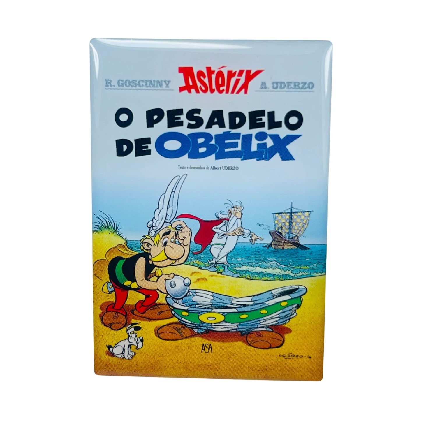 PIN © 30 - Astérix - O Pesadelo de Obélix - Portada Comic - Portugués - A#550