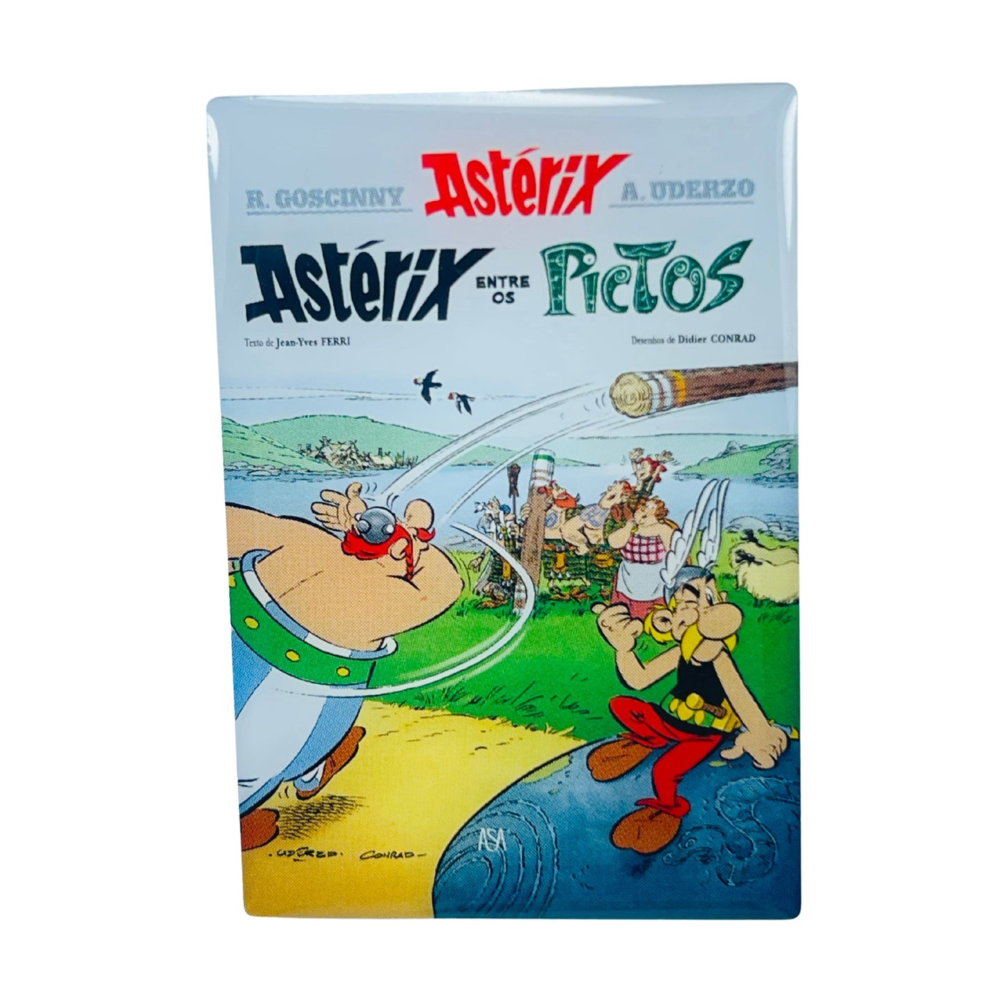 PIN © 35 - Astérix entre os Pictos - Portada Comic - Portugués - A#555