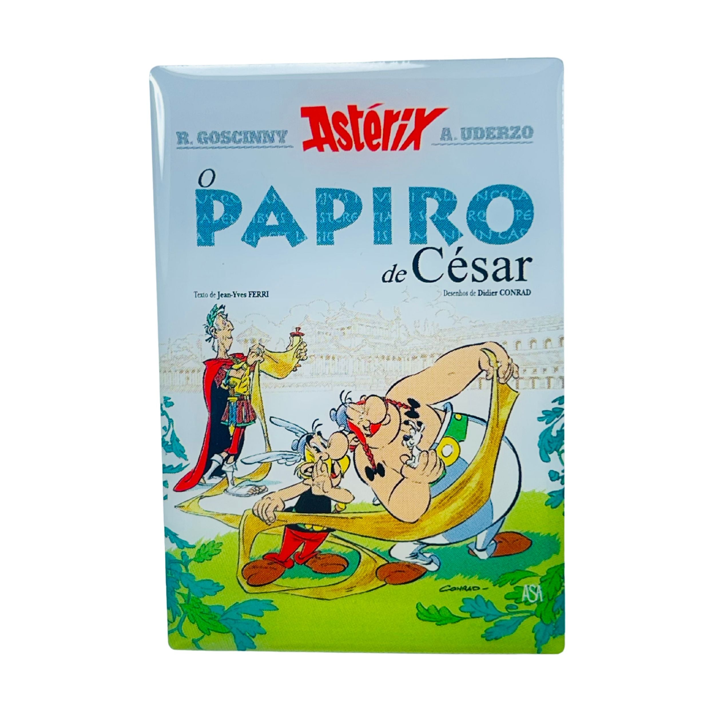 PIN © 36 - Astérix - O Papiro de César - Portada Comic - Portugués - A#556