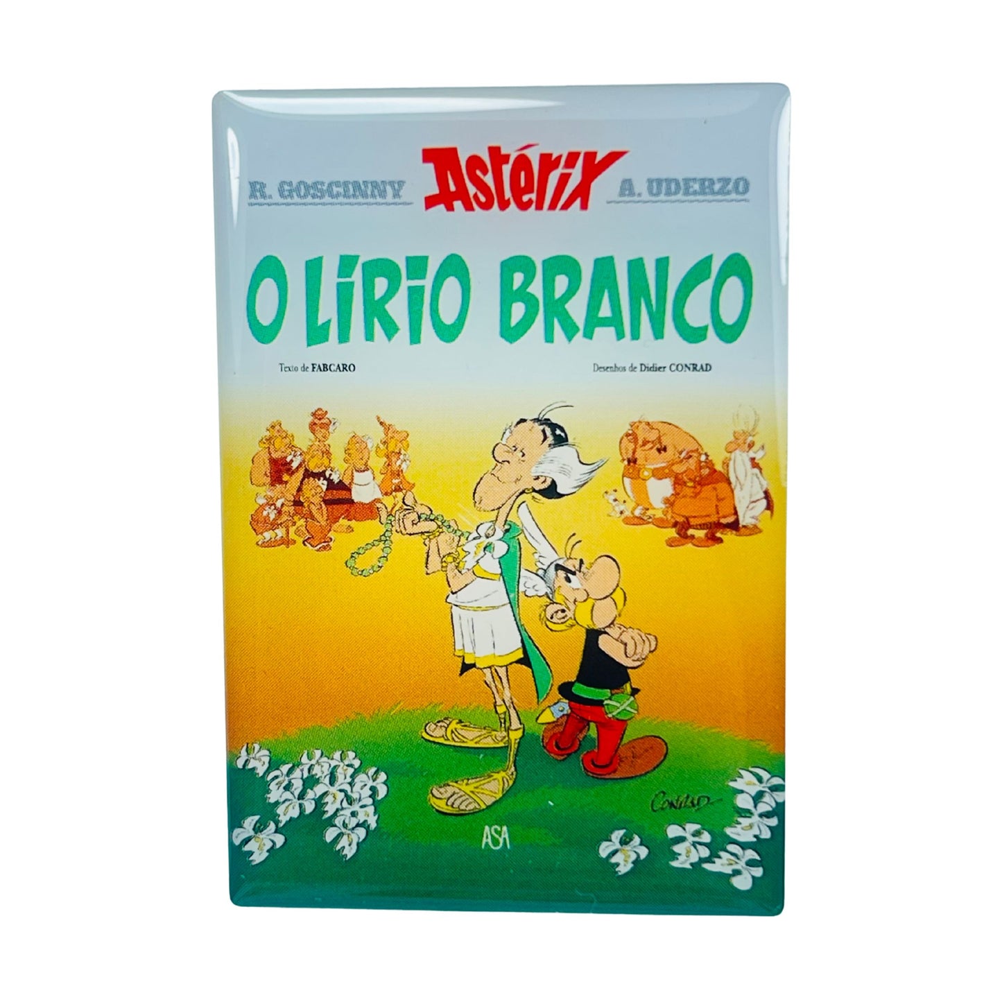 PIN © 40 - Astérix - O Lírio Branco - Portada Comic - Portugués - A#560