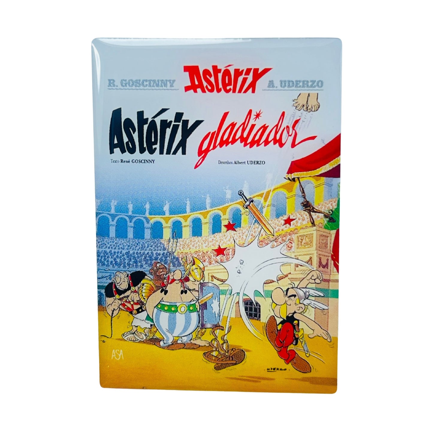 PIN © 4 - Astérix Gladiador - Portada Comic - Portugués - A#524