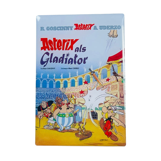 PIN © 4 - Asterix als Gladiator - Portada Comic - Alemán - A#564