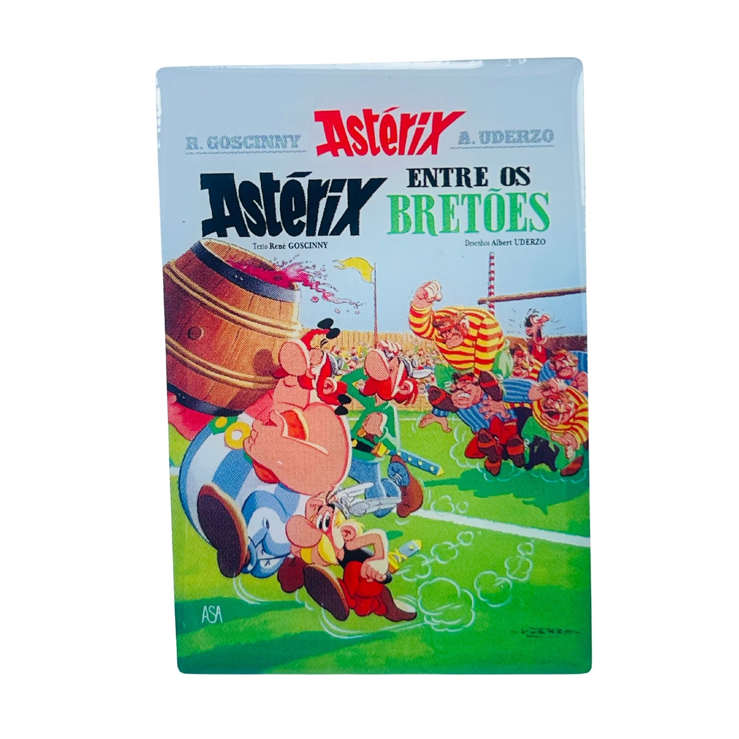 PIN © 8 - Astérix entre os Bretões - Portada Comic - Portugués - A#528