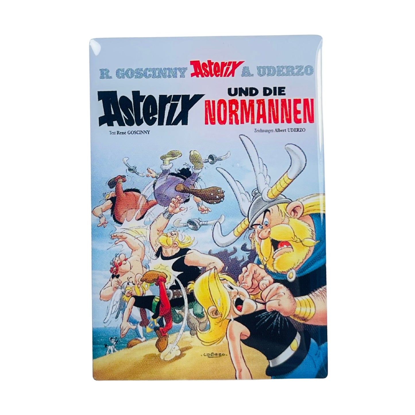 PIN © 9 - Asterix und die Normannen - Portada Comic - Alemán - A#569
