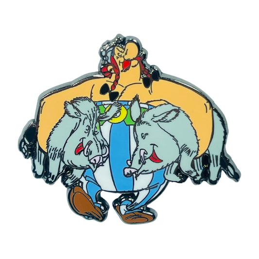 PIN © Astérix - Obélix caza jabalies - B#8