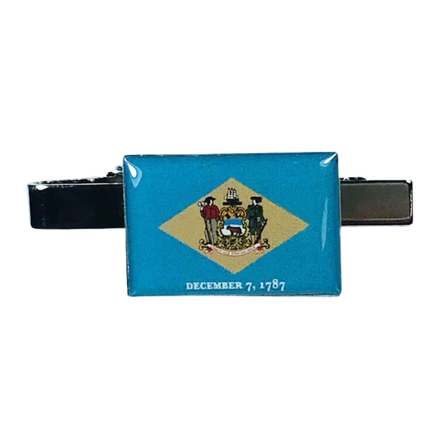 Pince à cravate - Drapeau de l'État du Delaware - États-Unis