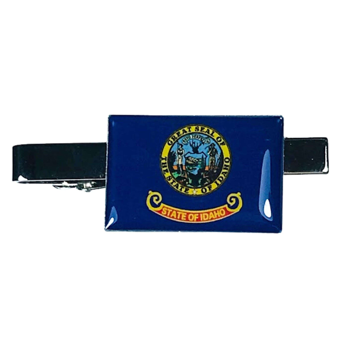 Prendedor de gravata - Bandeira do Estado de Idaho - EUA