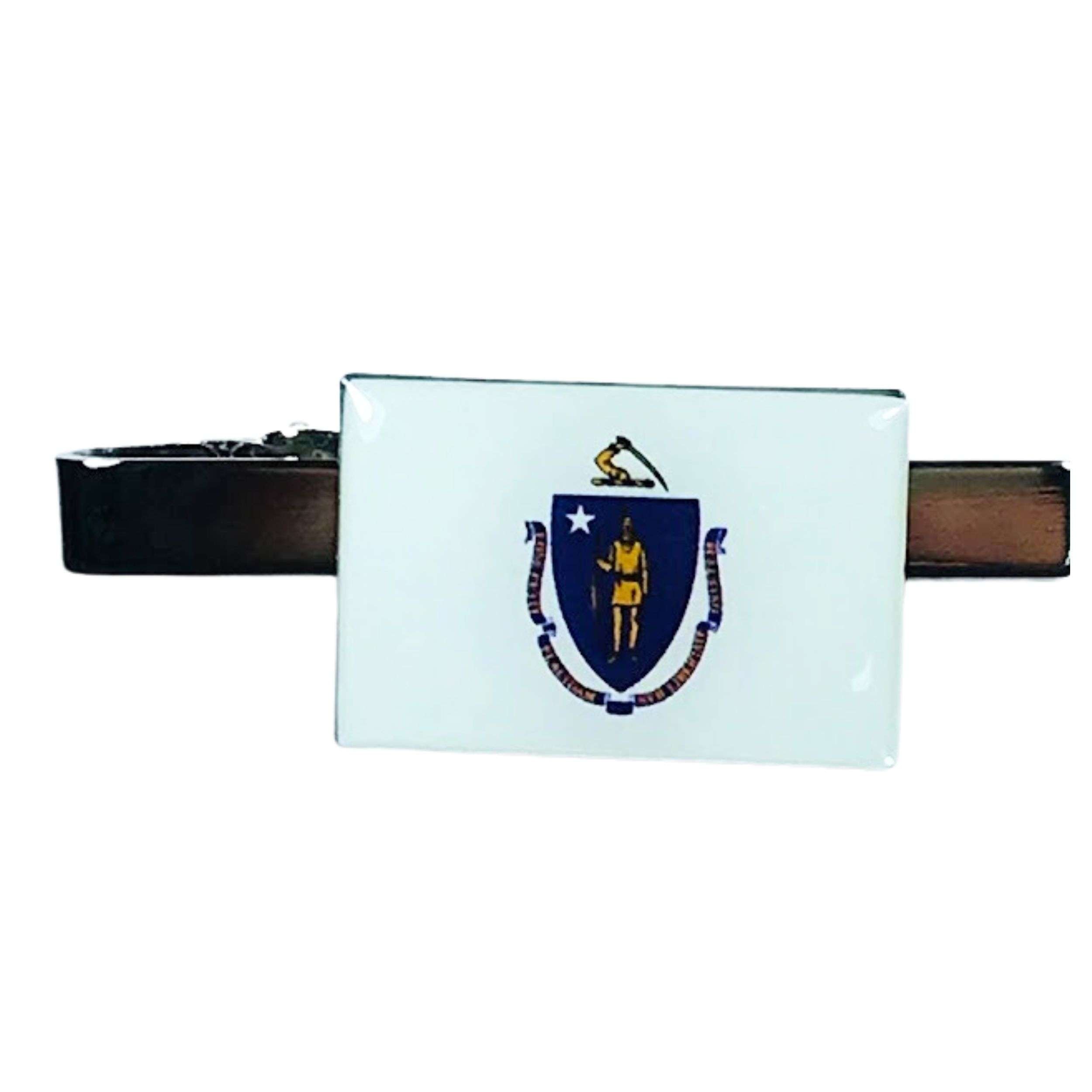 Tie Clip - Massachusetts State Flag - USA