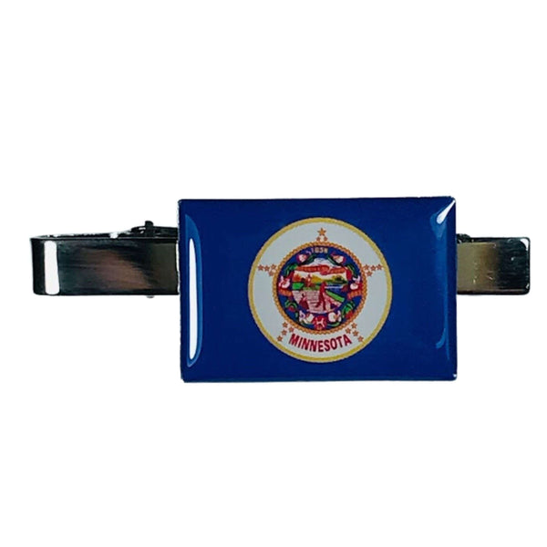 Pince à cravate - Drapeau de l'État du Minnesota - États-Unis