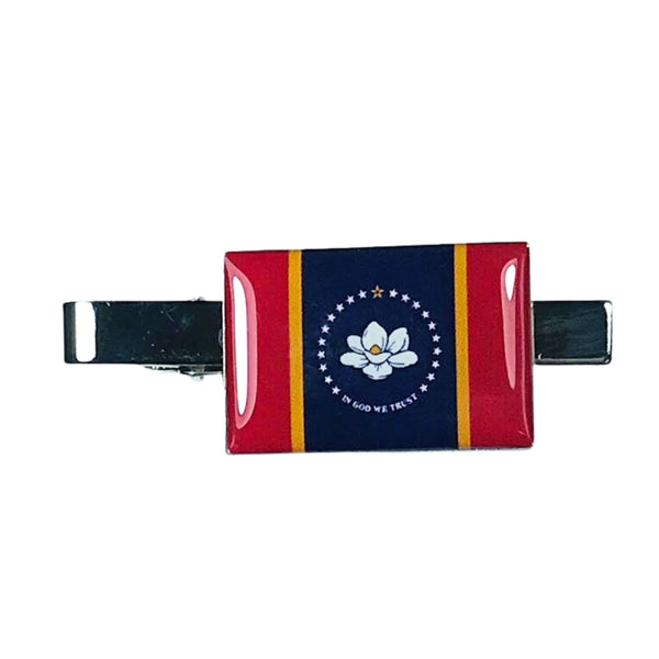 Pince à cravate - Drapeau de l'État du Mississippi - États-Unis