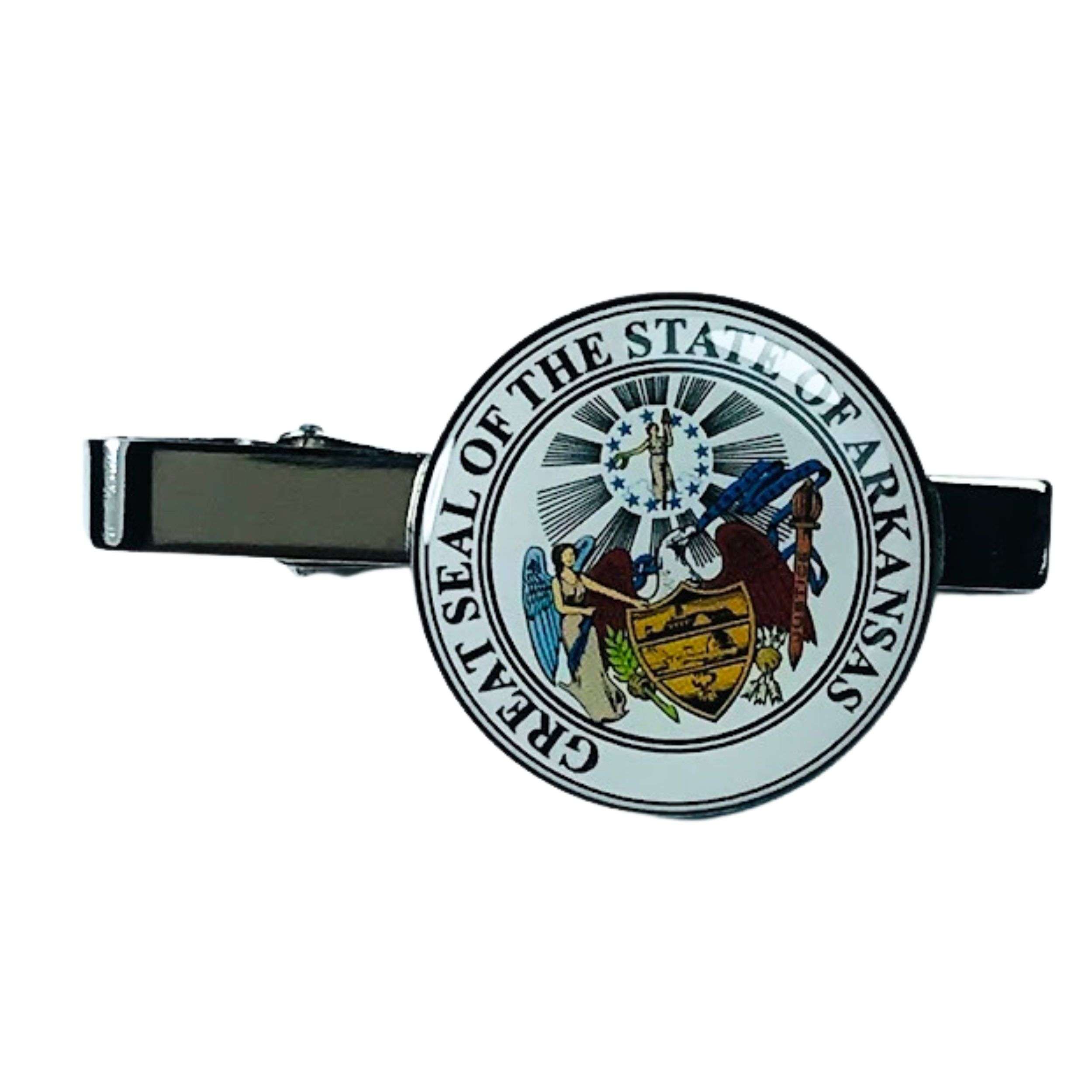 Tie Clip - Arkansas State Coat of Arms - USA