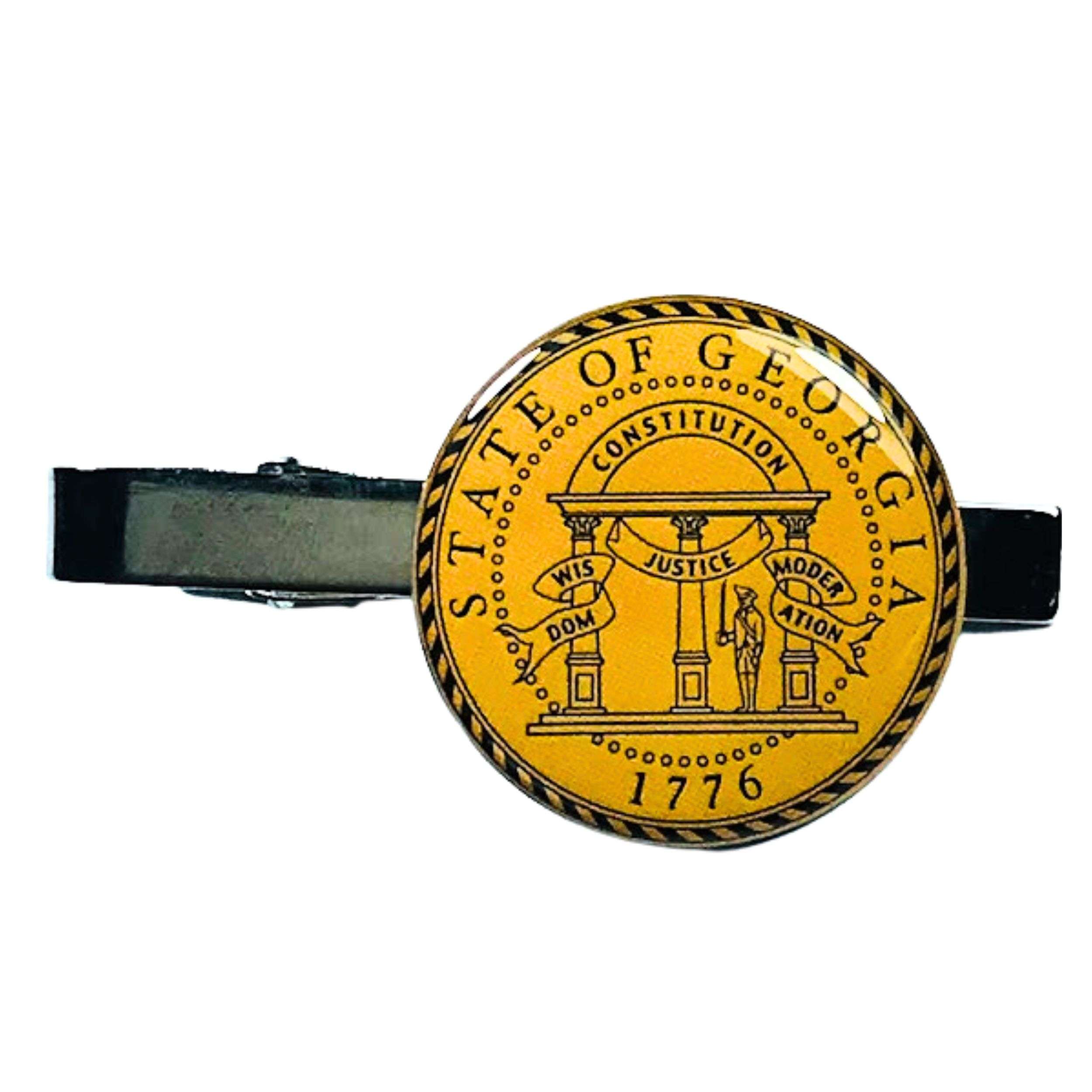 Tie Clip - Georgia State Coat of Arms - USA