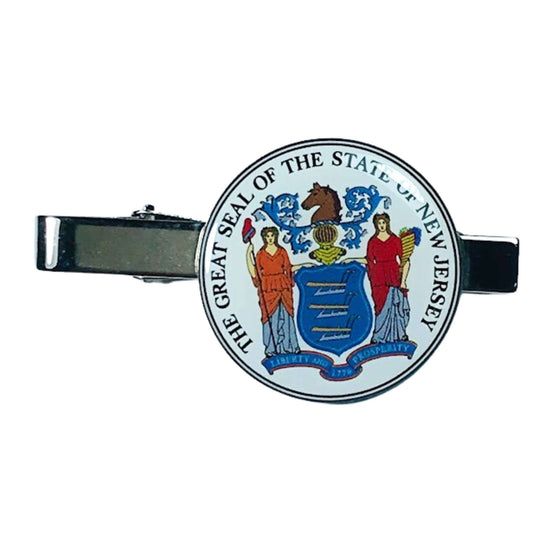 Tie Clip - New Jersey State Coat of Arms - USA