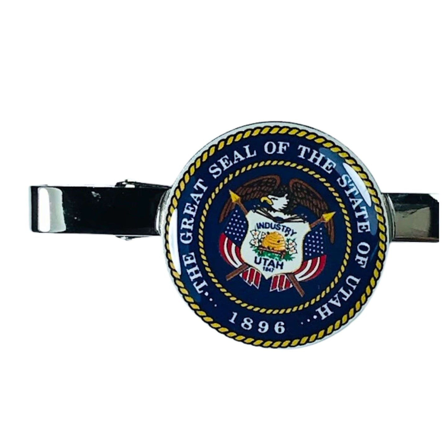 Tie Clip - Utah State Coat of Arms - USA