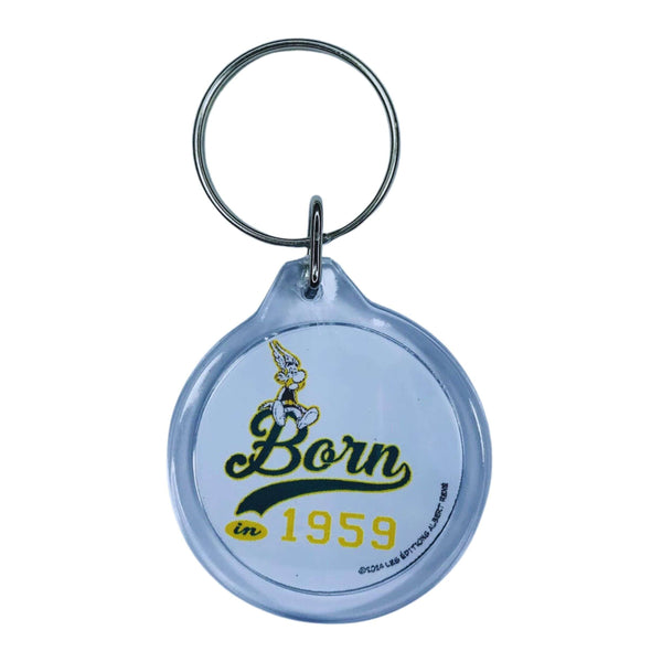 Round Keychain © Astérix - Born 1959 - Green Letters - C#112