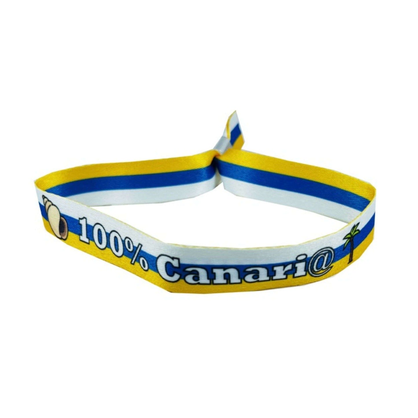 Pulsera 100 Canari@ Bandera Canarias P404